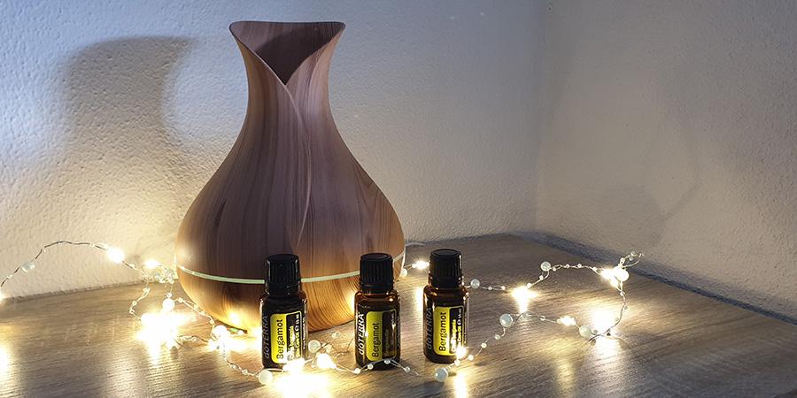 Bergamot Oliën en AromaTouch diffuser